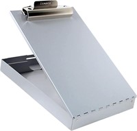 Saunders Aluminum Clipboard  Silver  Letter-Sized