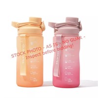 2-pack Blogilates 40oz water bottles