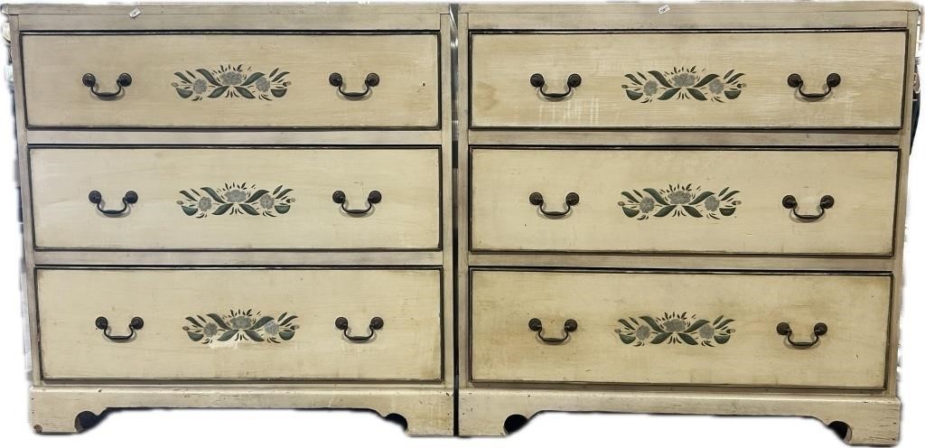 S.K. Snyder Paint Decorated Dressers.