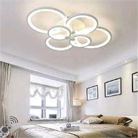 LED Dimmable Ceiling Light Modern Ring Circle Flus