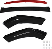 $59  Car Bumper Lip Spoiler Splitter Black/Red