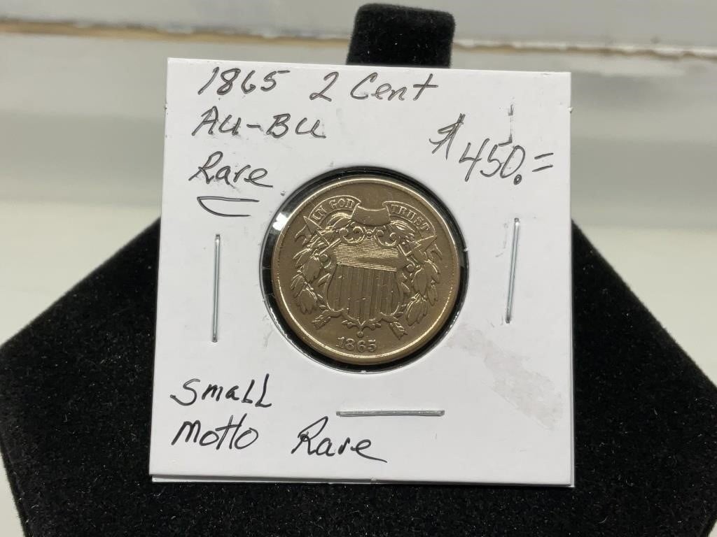 1865 2¢ Coin! RARE