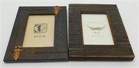 * 2 Small Wooden 4"x6" Frames