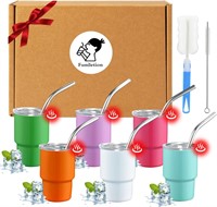 $21  3oz Mini Tumbler  Straw  Lid  Brushes