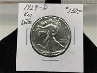 1929-D Walking Liberty Half Dollar