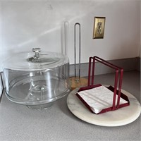 Glass Cake Stand/Cover