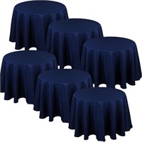 $14  6Pk 60 Tablecloth  Navy Blue  20-48 Tables