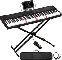 MSTNE Digital Piano 88 Key Weighted Keyboard with