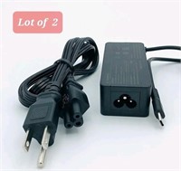 Lot of 2 45W USB-C DL45200225 AC Adapter Power Sup