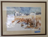 ANNE MCKAY LILES FRAMED WATERCOLOR