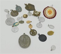 26 Vintage Religious Pins, Pendants, Etc.