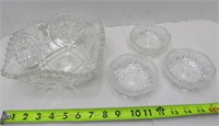 Large & Small Crystal Bowls