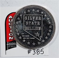 Silver State Bullion  1 troy oz .999 silver round