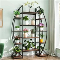 $140  70 Tall 7 Tier Plant Stand  Brown