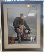 FRAMED PHOTO OF THE "RIVER MASTER"