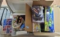 LARGE LOT OF VARIOUS GAMES, TOYS, ETC.