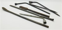 * Group of Old Tire Irons and Pry Bars