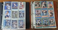 2 LARGE BOOKS LOADED WITH BASEBALL CARDS