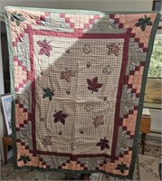 2 SMALL HAND STITCHED CRIB QUILTS