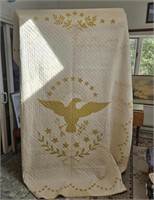 QUILT WIITH EAGLE AND STARS THEME