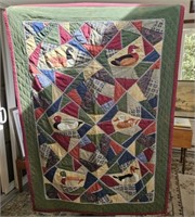 QUILT WITH DUCK THEME