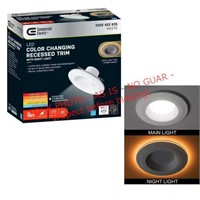 12 ct. C.E. 4" LED Color Changing Recessed Trim