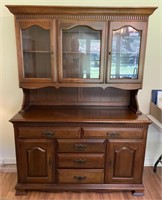 SOLID CHERRY 2 PC. HUTCH/SIDEBOARD