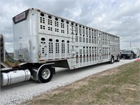 78. 2008 53' Wilson Cattle Semi Trailer