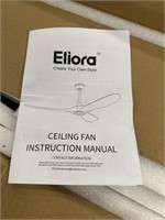 $100  Eliora Ceiling Fan