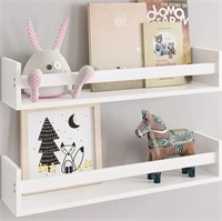 Floating Wall Book Shelves 2-Pack