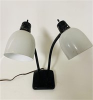 Old School Metal Dual Lamp