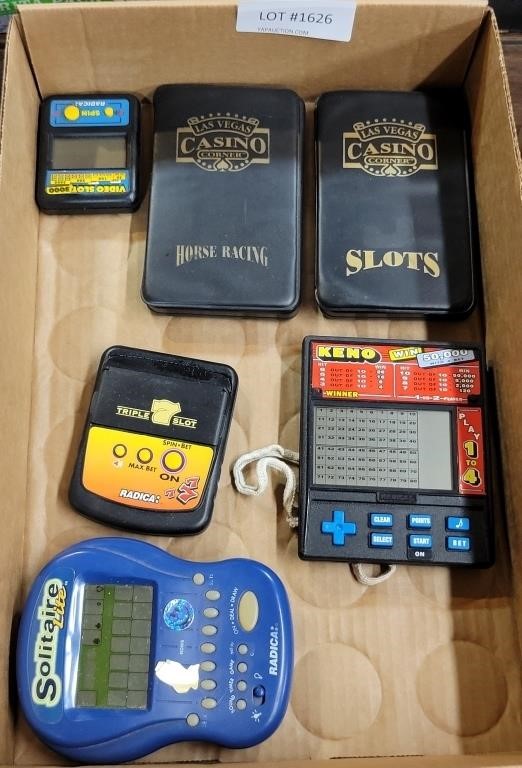 FLAT OF HANDHELD VIDEO GAMES