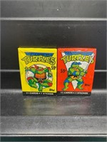 Two Vintage ORIGINAL TMNT Card Packs! Turtles!!