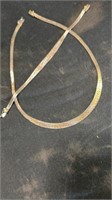 Sterling necklace and bracelet/36.4 grams