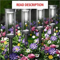 $50  8 Pack Solar Pathway Lights  Super Bright LED