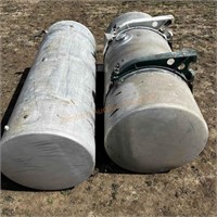 2 Aluminum Semi Fuel Tanks