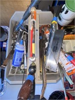 LARGE TOOL TOTE AND HAND TOOLS