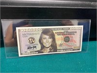 Melania Trump $100,000 Dollar Bill
