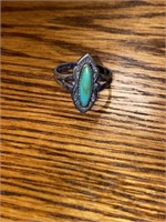 Turquoise ring- approximately size 7