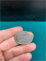 Army & Navy Coca-Cola Free Bottle Token