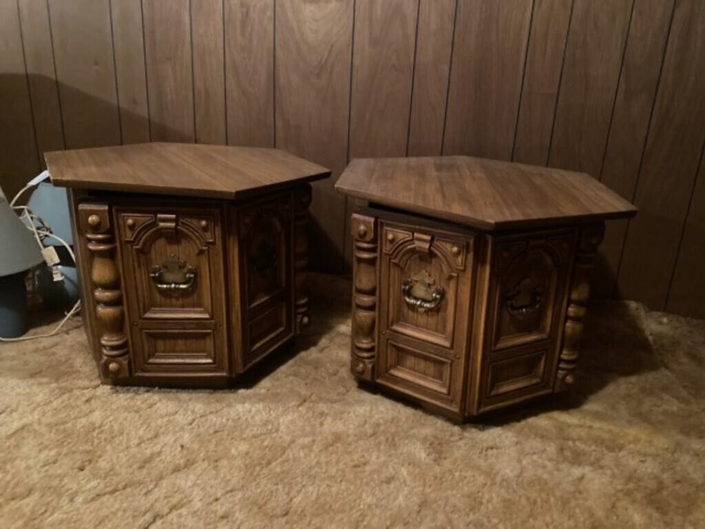 Octogon end tables