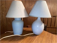 Blue lamps