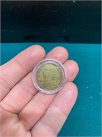 1968 20 Centimes Encased Coin