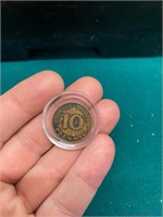 1950 Deutsch Encased Coin