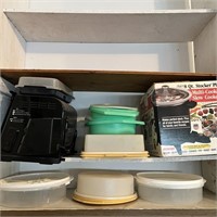 Dazey Stock Cooker, BBQ Oven, Plasticware