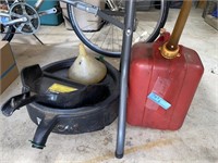 GAS TANK AND OIL PAN
