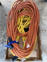 LARGE LOT OF EXTENSION CORDS