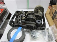 Lot of casters and wheels