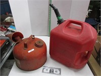 Two gas cans