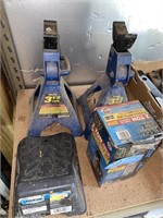HYDRAULIC JACK, PAIR OF JACK STANDS
